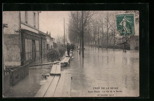 Saint denis crue - crue, seine