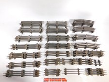 85x Spur 0 Blech Gleis LEICHTE MÄNGEL/GUT für elektrischen Betrieb #DJ866-10