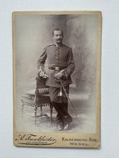 Kabinettfoto soldat mit - kabinettfoto,