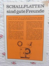 SCHALLPLATTEN SIND GUTE