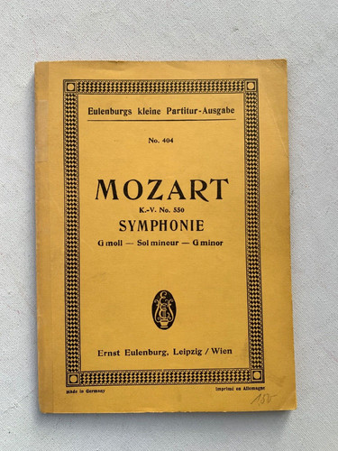Noten mozart nr 550 - noten.,