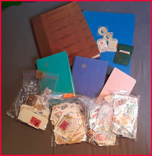 Große sammlung briefmarken - große,