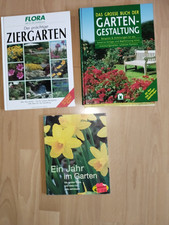 3x Buch Bücher Garten Floristik Blumen Pflanzen Natur Sachbücher Konvolut
