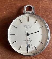 PALLAS Stowa, Taschenuhr, Silberuhr, Quartz