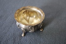 Zuckerschale Zucker Salz Schale Saliere massiv Silber Gewürzschale Antik