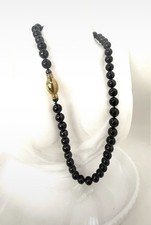 Art Déco Collier Obsidian