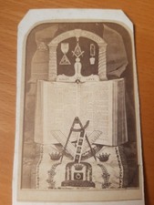 CDV FREIMAURER SYMBOLE &