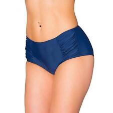 Aquarti Damen Bikinihose Hotpants mit seitlichen Raffungen
