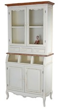 Küchenschrank Antik Buffet Vitrinenschrank Küchenvitrine Holz Küchenanrichte