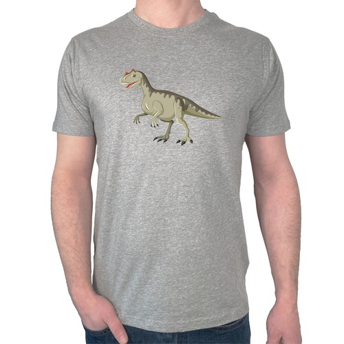 Herren shirt allosaurus - herren,