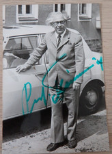 Autogramm deutscher  Schauspieler Walter E. Fuß "Professor Flimmrich" (124186)
