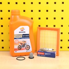 Service Set Wartung Öl Repsol Offroad 10w40 für: Honda XR 125 L JD19 03-08 XR125