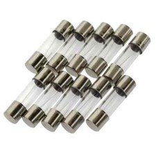 10x Feinsicherungen 5x20mm TRÄGE Glassicherung Schmelzsicherung 0,5A - 8A 250V