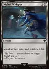 Magic/MTG Night's Whisper FIC-280 Common Englisch Neu