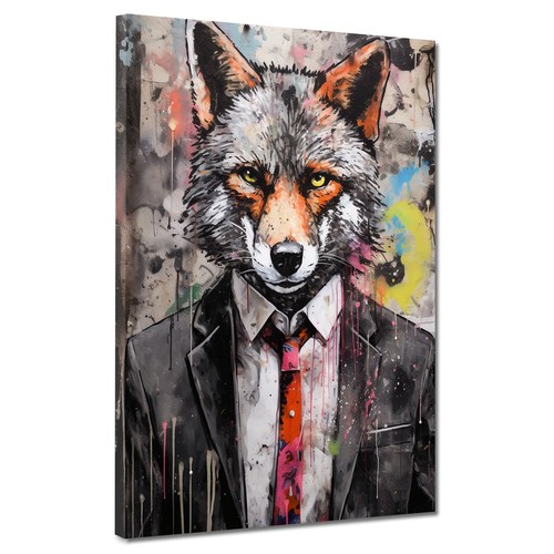 Wolf anzug bunt street - wolf,