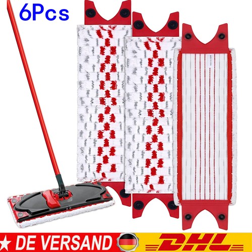 6tlg ersatz bodenwischer - 6tlg,