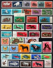 Motive-Slg. Tiere wie Fische, Pferde, Vögel, Hunde, Wildtiere usw., pf.