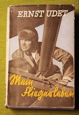 Ernst Udet, "Mein Fliegerleben" 1935, Original,  184 Seiten, 78 Fotos, in Leinen
