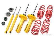 Sportfahrwerk 40mm + 4 DOMLAGER VA + HA - VW Golf 4 Audi A3 1,9TDI - NEU!