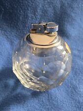 Vintage Glas Kristall Tischfeuerzeug Bleikristall Feuerzeug
