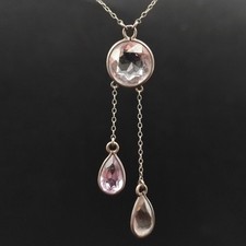 Jugendstil silber Lavaliere