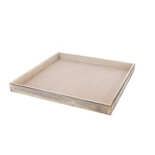 Vintage Holzschale 20x20x3 cm