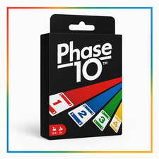 Phase 10 Kartenspiel von Mattel | Klassiker für 2–6 Spieler | Familien & Partys