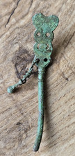 Einzigartig ! Römische Schmuck-Haar-Gewandnadel, sehr selten, Bronze, original