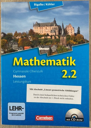 Mathematik gymnasiale - 2.2,
