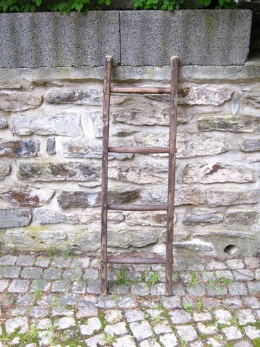 Schöne alte holzleiter - alte, cm