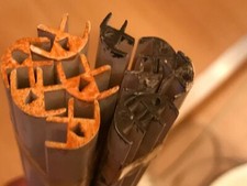 Aero-naut Kunststoffprofil: Eckverbinder Länge 1000mm Konvolut  **11 Stück