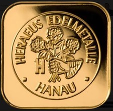 1 Gramm (1 g) Goldbarren