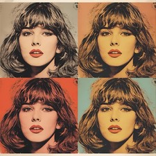 Pop Art Girl Frauen Vintage