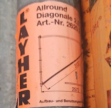 100 Layher Diagonale Dia für 2,57m 2620.257 Allround Gerüst Modulgerüst     #LA5