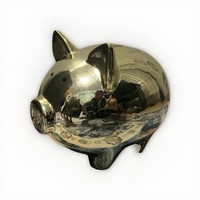 Goldenes Sparschwein aus