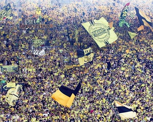 Dortmund fans photo print - photo,