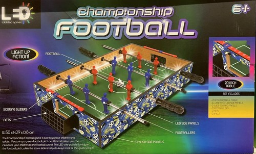 Led tabletop fußball - led,