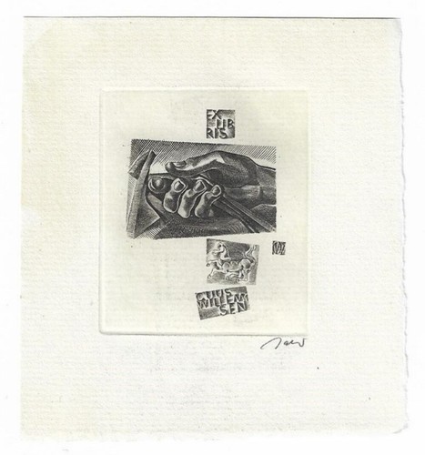 Wojciech jakubowski exlibris - wojciech, jakubowski: