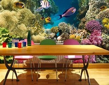 3D Meer Koralle Fisch Q7785