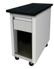 Kassentisch Edelstahl Granit