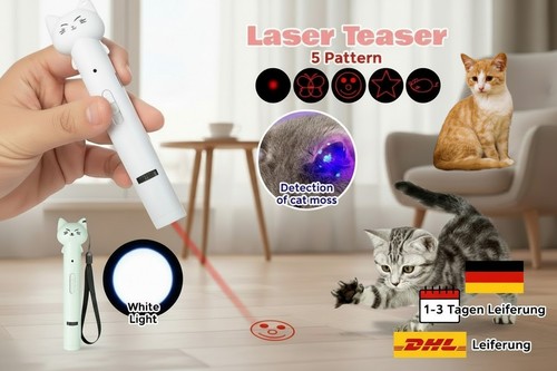 3in1 laserpointer für katzen - laserpointer,