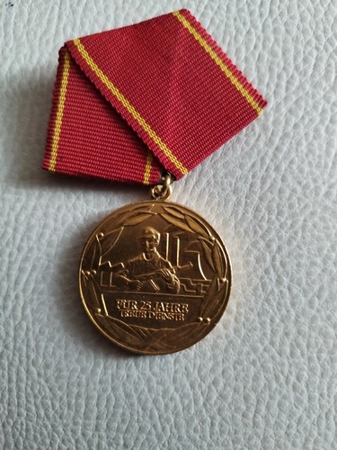 Ddr medaille für jahre - medaille, 25