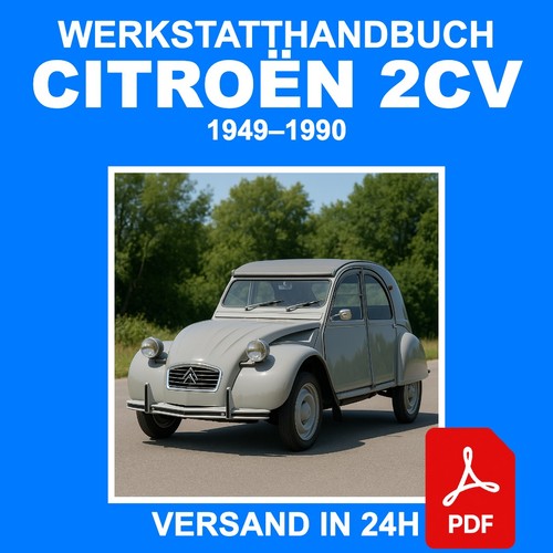 Werkstatthandbuch citroën 2cv - werkstatthandbuch,
