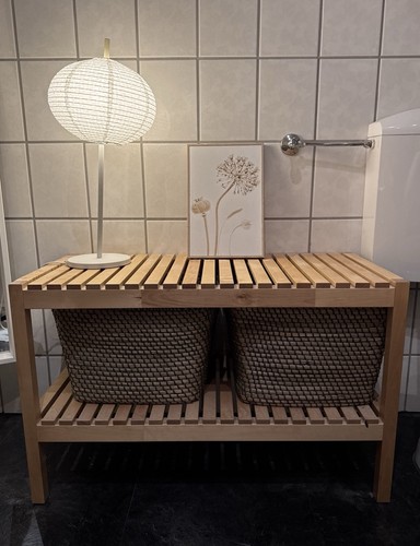 Ikea hemnes badregal bambus - ikea,