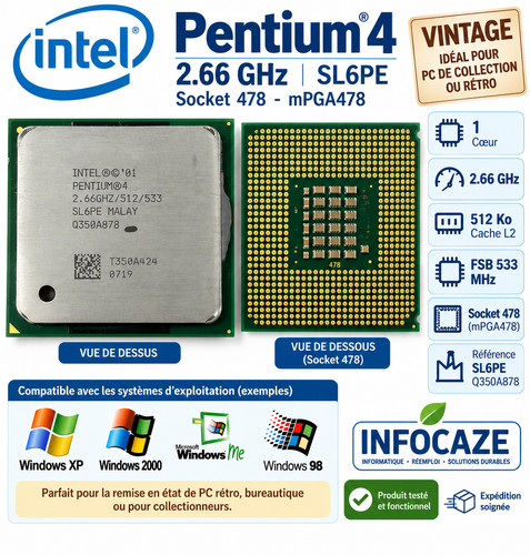 Intel pentium 66ghz sl6pe - intel, 4