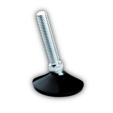 2 Stellteller/Höhenversteller/Stellfüße Kugelgelenk M8 M10 Kunststoff/Stahl