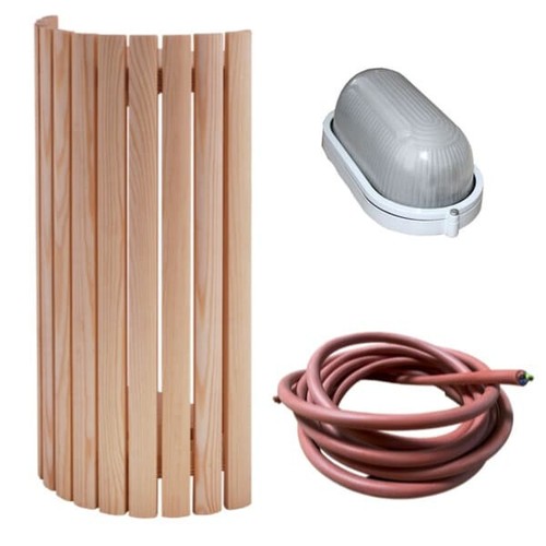 Saunaleuchte set saunalampe - set,