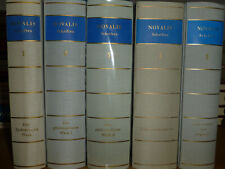 Novalis: Schriften, Das philosophische Werk I und II, Tagebücher, Briefe 5 Bände