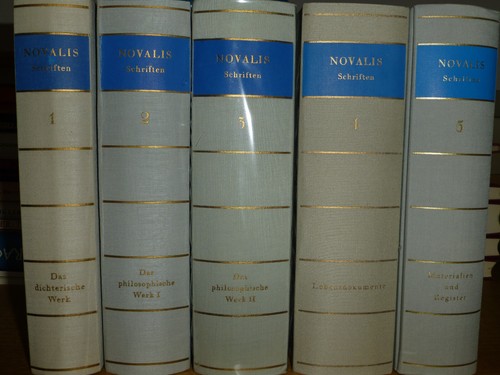 Novalis schriften das - novalis:, schriften,
