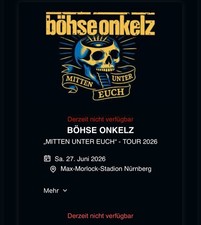 4X Böhse Onkelz Karten